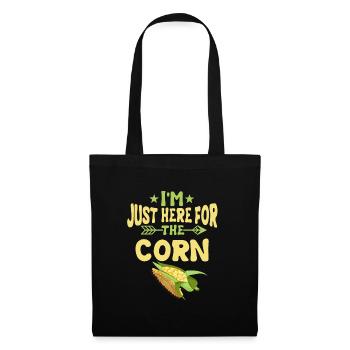 Funny Corn Gift - Tote Bag - black - Front