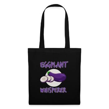 Aubergines Whisperer Gift - Tote Bag - black - Front
