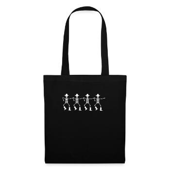Line Dance Skeletons - Tote Bag - black - Front