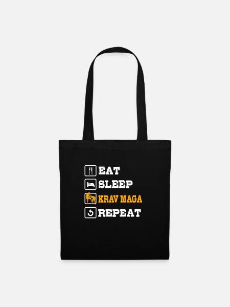 Krav Maga - Stoffbeutel - Schwarz