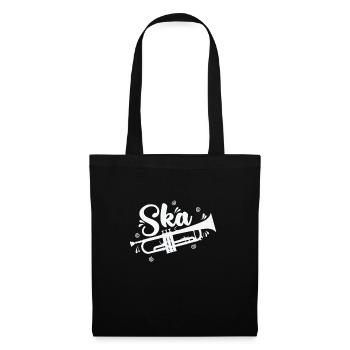 Ska Trompete Swing Jazz Musikstil - Stoffbeutel - Schwarz - Vorne