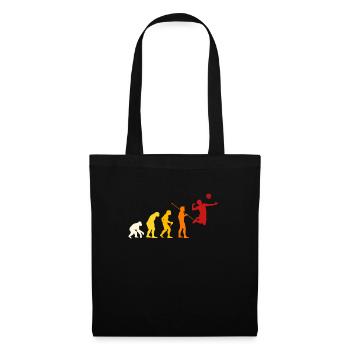 Volleyball Evolution Design - Tote Bag - black - Front