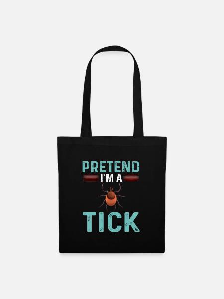 Zecken T-Shirt - Stoffbeutel - Schwarz