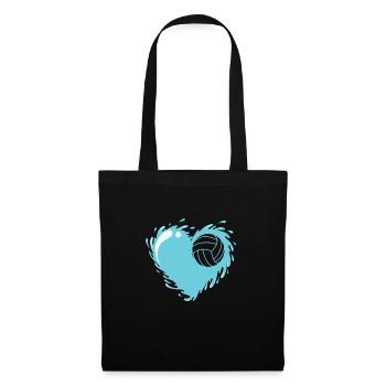 I love water polo hobby water sports - Tote Bag - black - Front