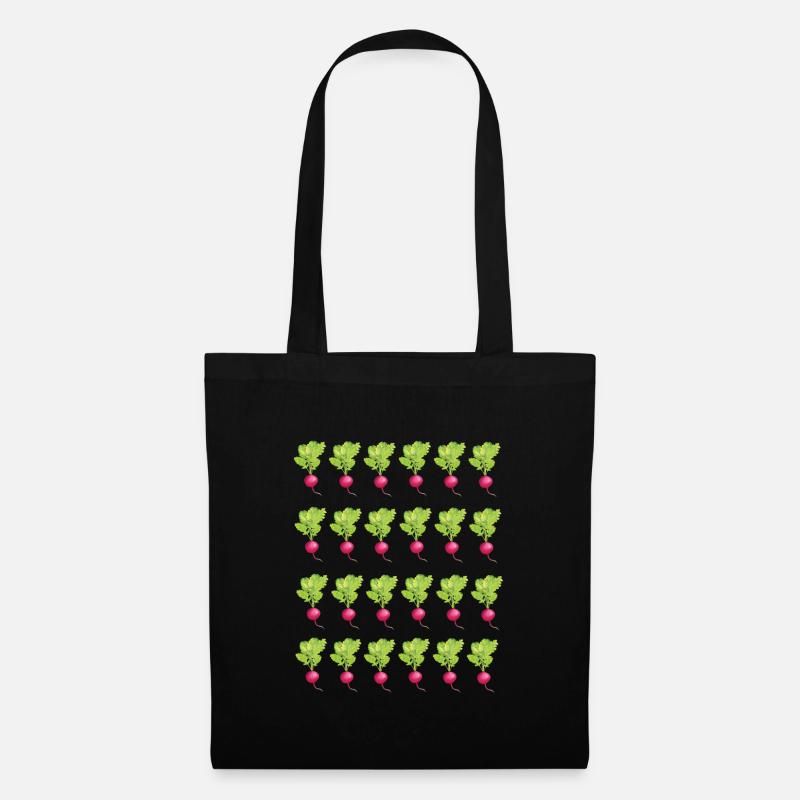 Radis - Sac en tissu - noir