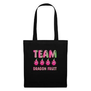 Team Drachenfrucht - Stoffbeutel - Schwarz - Vorne