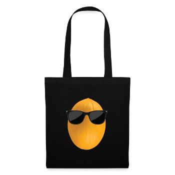 Honigmelone - Stoffbeutel - Schwarz - Vorne