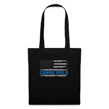 Kanupolo Amérique - Sac en tissu - noir - Devant
