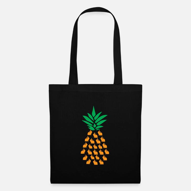 Pineapple - Tote Bag - black