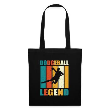 Légende du Dodgeball - Sac en tissu - noir - Devant