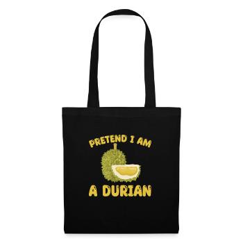Durian - Stoffbeutel - Schwarz - Vorne
