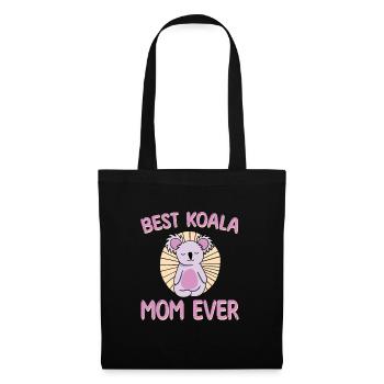 Das Beste Koala Mama Aller Zeiten Liebe - Stoffbeutel - Schwarz - Vorne