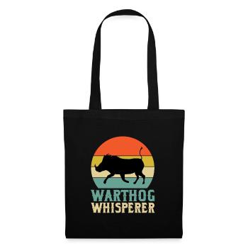 Great Warthog Whisperer Gift - Tote Bag - black - Front