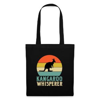 Chuchoteur kangourou - Sac en tissu - noir - Devant