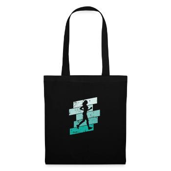 Jogging Fitness Sports Course à pied - Sac en tissu - noir - Devant