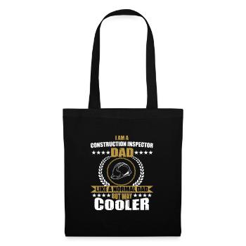Building Inspector Papa - Tote Bag - black - Front