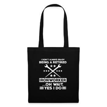 Drôle de métallurgique à la retraite - Sac en tissu - noir - Devant
