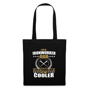 Funny Metallurgical Worker Papa Design - Tote Bag - black - Front
