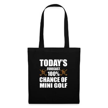 Miniature golf - Tote Bag - black - Front