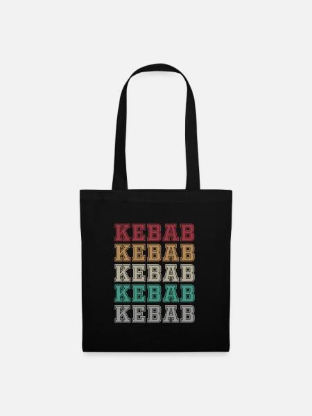 Kebab - Stoffbeutel - Schwarz