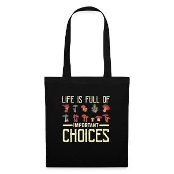 Mushroom pickers and mushroom friends - Tote Bag - black - Front