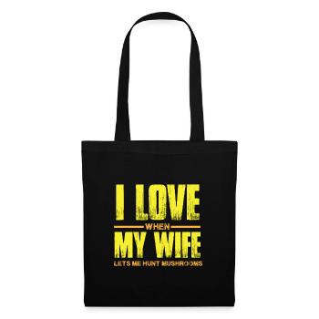 Mushroom pickers and mushroom friends - Tote Bag - black - Front
