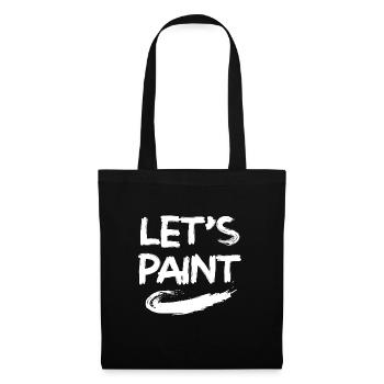 Peintre et vernisseur, le métier le meilleur et le plus ennuyeux - Sac en tissu - noir - Devant