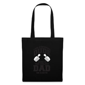 Father's Day gift for dad for Men's Day - Tote Bag - black - Front