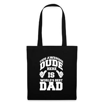 Father's Day gift for dad for Men's Day - Tote Bag - black - Front