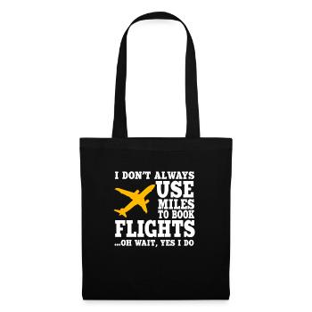 Lustiges Travel Hacker Design - Stoffbeutel - Schwarz - Vorne