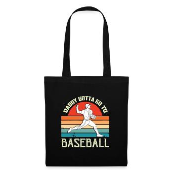 Cadeau de fête des pères pour papa pour la fête des hommes - Sac en tissu - noir - Devant