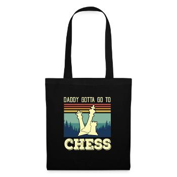 Cadeau de fête des pères pour papa le jour de la fête des pères - Sac en tissu - noir - Devant