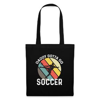 Cadeau de fête des pères pour papa pour la fête des pères - Sac en tissu - noir - Devant