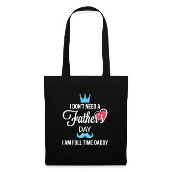Father's Day gift for dad for Men's Day - Tote Bag - black - Front