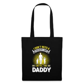Father's Day gift for dad for Men's Day - Tote Bag - black - Front
