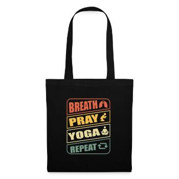 Meditation, Zen Yoga and Pilates - Tote Bag - black - Front