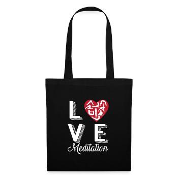 Meditation, Zen Yoga and Pilates - Tote Bag - black - Front