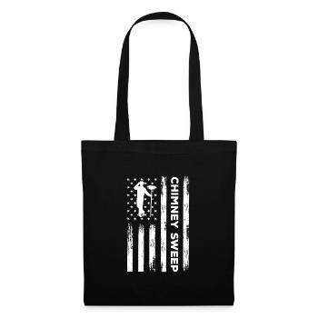 USA Flag Chimney Sweep - Tote Bag - black - Front