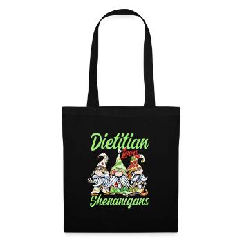 Drôles de nutritionnistes Nains de la Saint-Patrick - Sac en tissu - noir - Devant