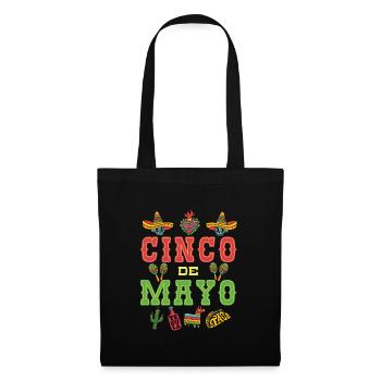 Cinco De Mayo - Sac en tissu - noir - Devant