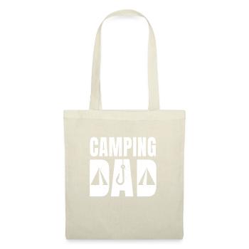 Camping Papa - Stoffbeutel - Natur - Vorne