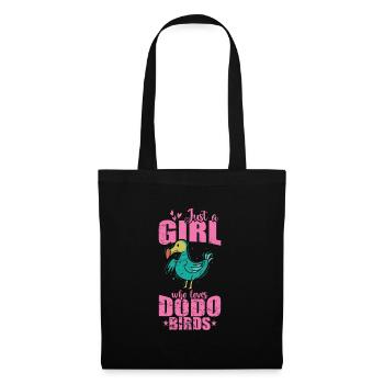 Just a Girl who loves Dodo Birds Mauritius - Tote Bag - black - Front