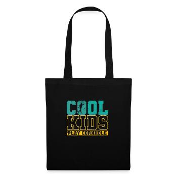 Cool Kids play Cornhole Leisure Hobby - Tote Bag - black - Front