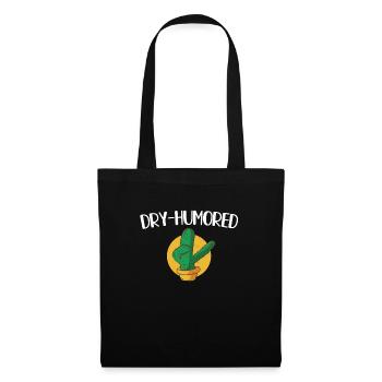 Cactus Humor Cadeau - Sac en tissu - noir - Devant