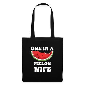 One in A Melon Wife - Stoffbeutel - Schwarz - Vorne