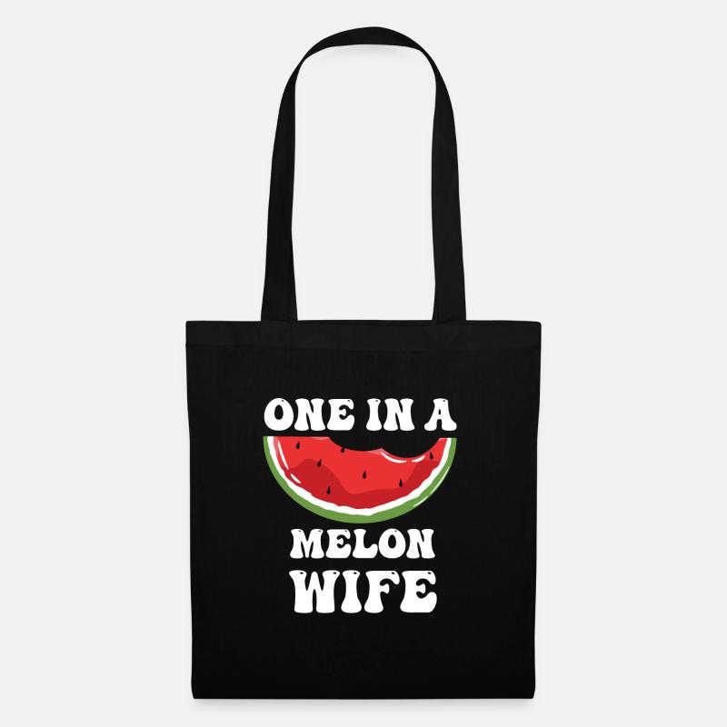 One in A Melon Wife - Stoffbeutel - Schwarz