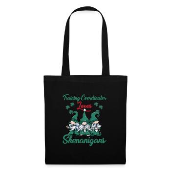 Coordonnatrice de la formation Fête de la Saint-Patrick - Sac en tissu - noir - Devant