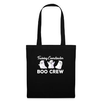 Gruseliger Trainingskoordinator Boo Crew Halloween - Stoffbeutel - Schwarz - Vorne