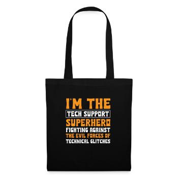 Technical Support Superhero - Tote Bag - black - Front
