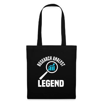 Grande tenue de légende pour - Sac en tissu - noir - Devant